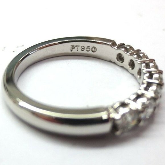 Tiffany Forever Embrace Shared Diamond Eternity Wedding Ring 0.57ct 3mm - Picture 4 of 6